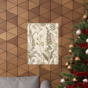 Wildflowers Pattern 083 - 18 in x 24 in Matte Poster