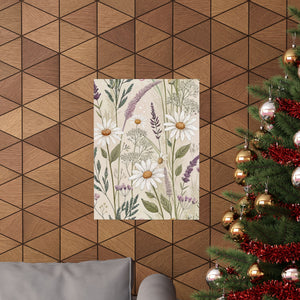 Wildflowers Pattern 147 - 18 in x 24 in Matte Poster