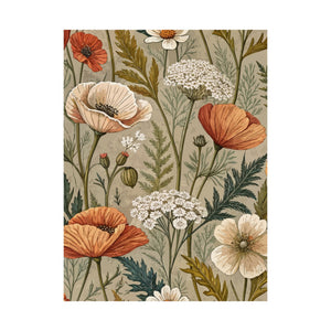 Wildflowers Pattern 139 - 18 in x 24 in Matte Poster