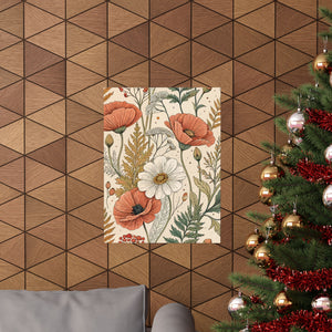 Wildflowers Pattern 018 - 18 in x 24 in Matte Poster