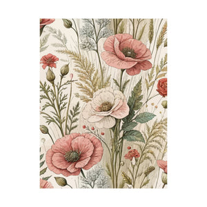 Wildflowers Pattern 177 - 18 in x 24 in Matte Poster