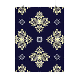 Damask Pattern 031 - 18 in x 24 in Matte Poster