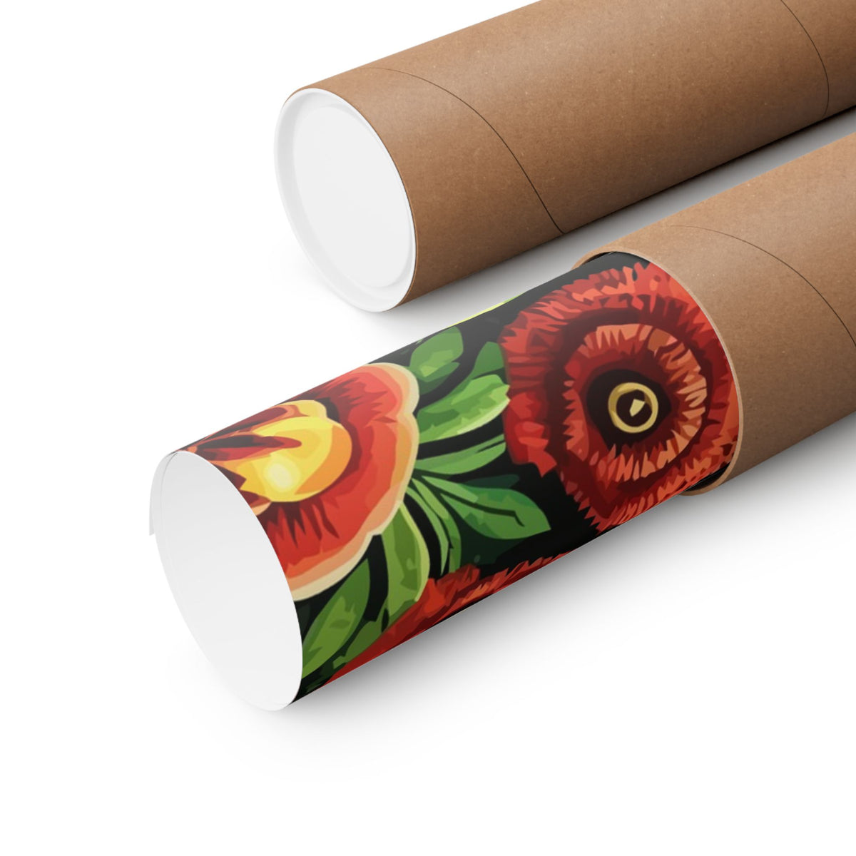 Folk Floral Pattern, Hungarian Inspired 03 - 18 in x 24 in Matte Poster