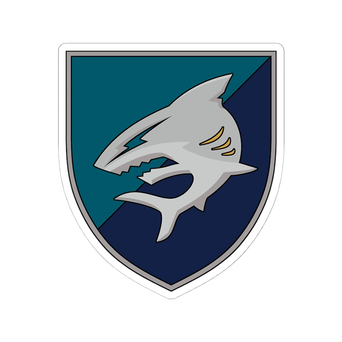 40th Coastal Defence Brigade (Ukraine) - 3" x 3" Kiss-Cut Sticker