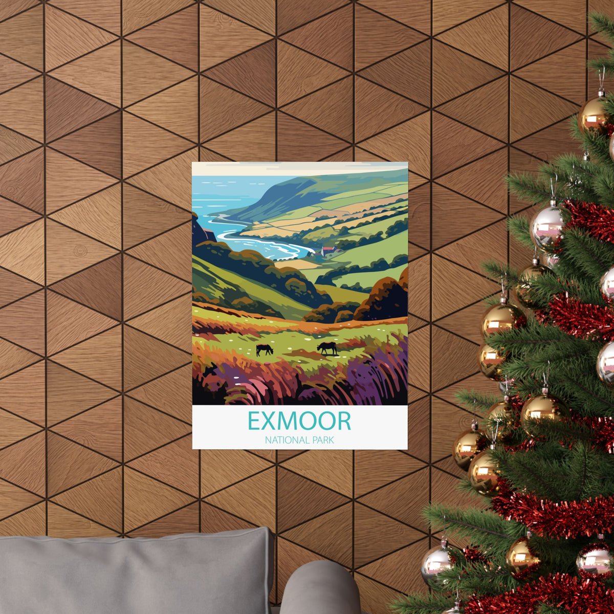 Famous Travel Destinations - Exmoor National Park, England - 18 in x 24 in Matte Poster