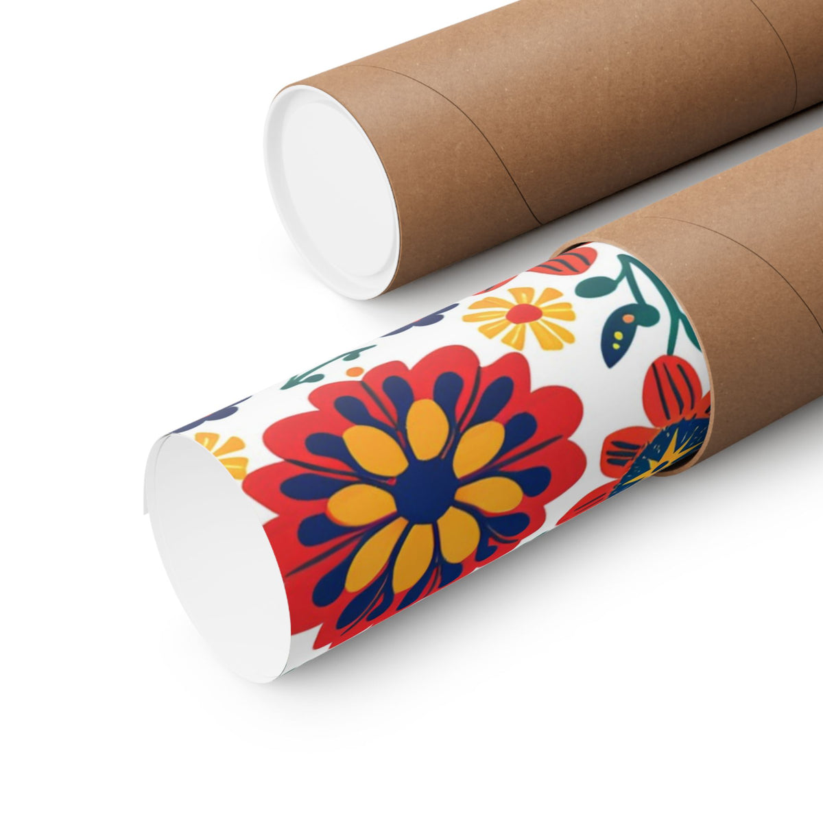 Mexican Floral Fiesta Pattern 026 - 18 in x 24 in Matte Poster