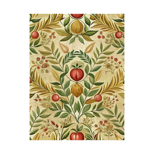 Folk Floral Pattern, Greek Inspired 02 - 18 in x 24 in Matte Poster