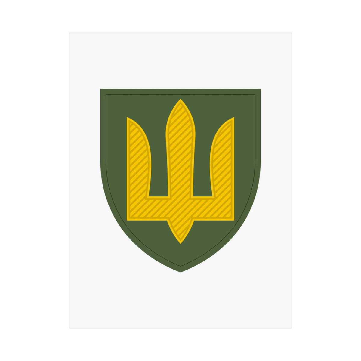 Ground Forces (Ukraine) - 18 in x 24 in Matte Poster