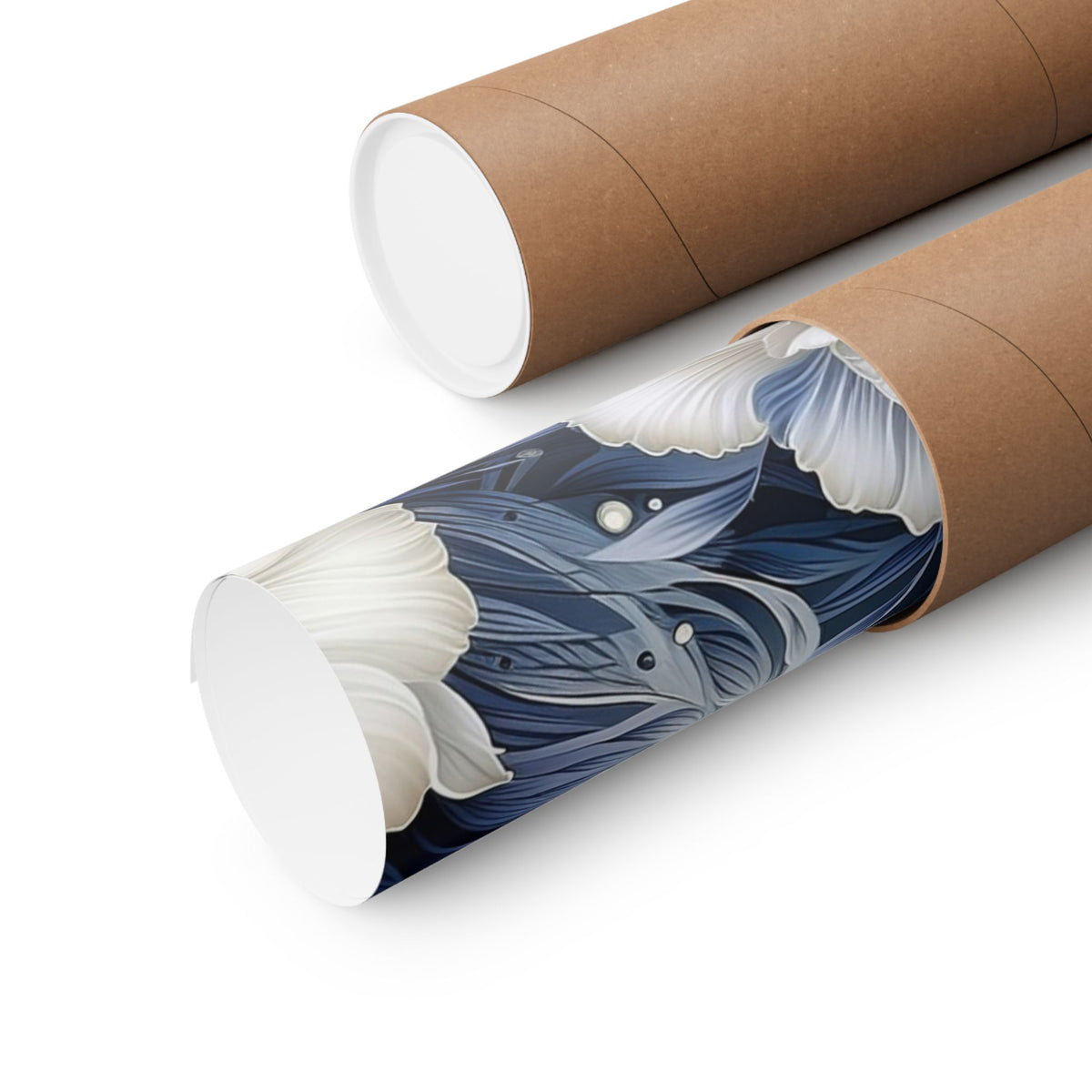 Nocturnal Bloom Pattern 007 - 18 in x 24 in Matte Poster