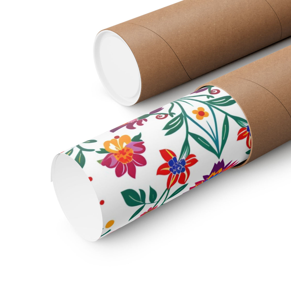 Mexican Floral Fiesta Pattern 027 - 18 in x 24 in Matte Poster