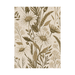 Wildflowers Pattern 011 - 18 in x 24 in Matte Poster