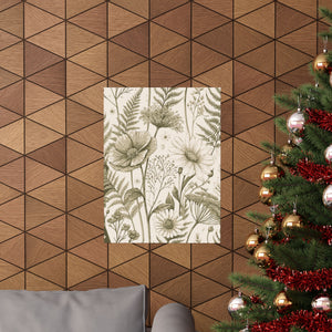 Wildflowers Pattern 150 - 18 in x 24 in Matte Poster