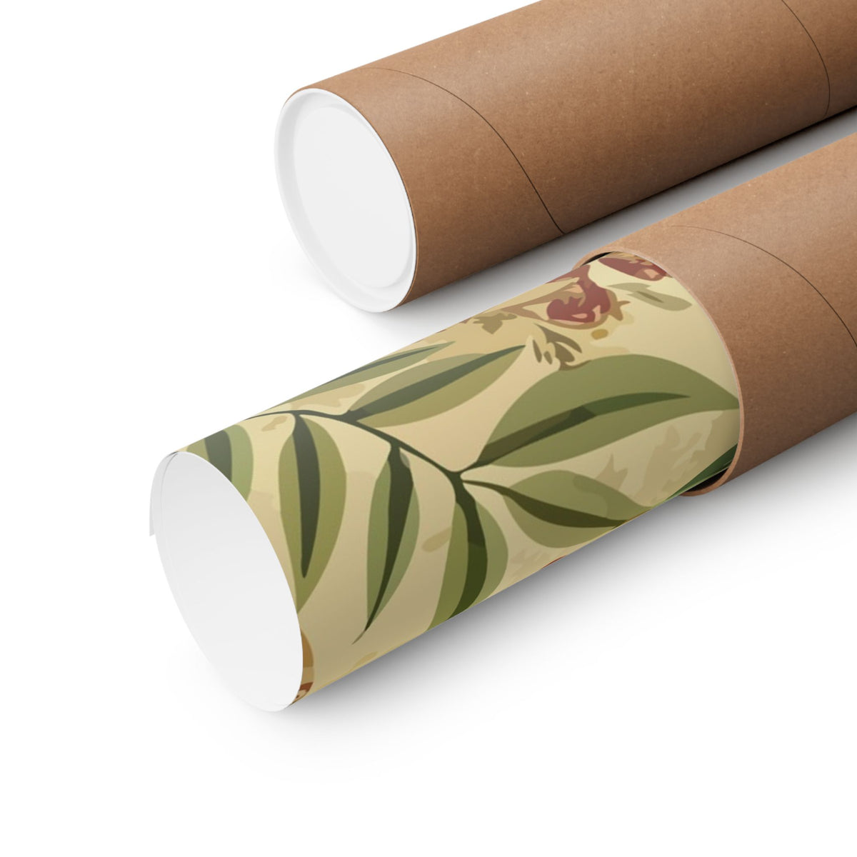 Folk Floral Pattern, Greek Inspired 02 - 18 in x 24 in Matte Poster