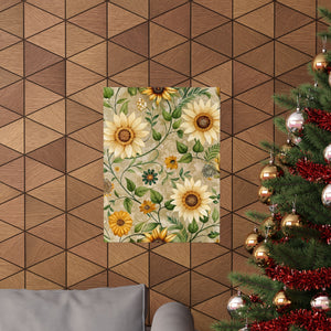 Folk Floral Pattern, Appalachian Inspired 01 - 18 in x 24 in Matte Poster