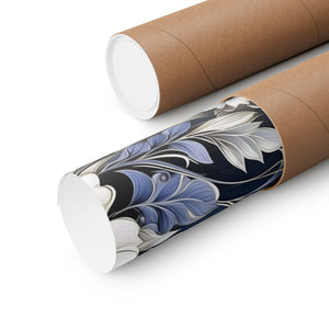 Nocturnal Bloom Pattern 012 - 18 in x 24 in Matte Poster