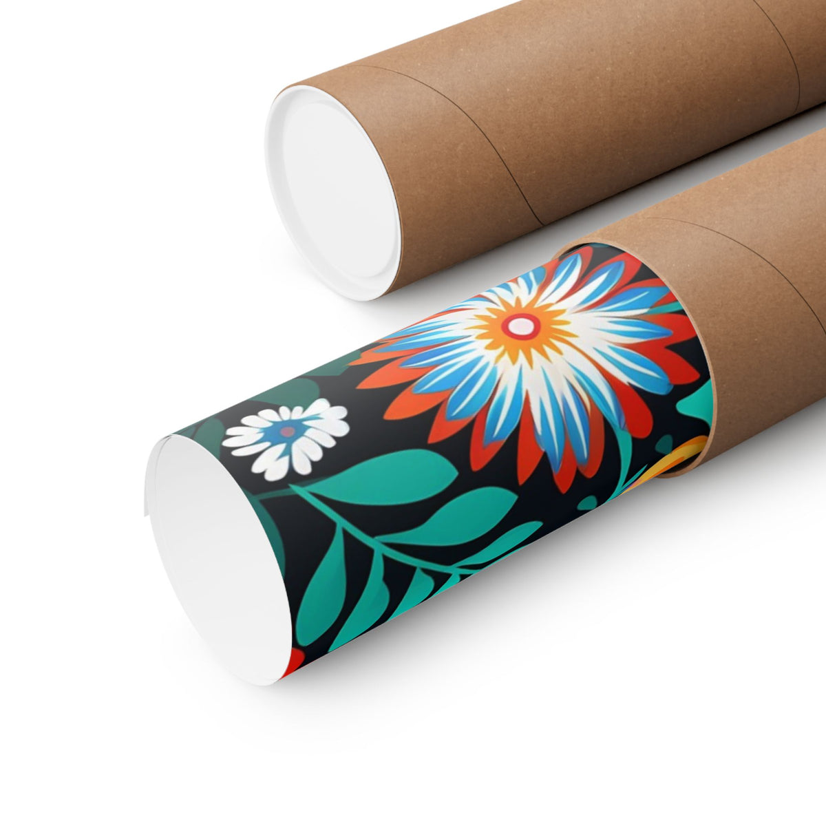 Mexican Floral Fiesta Pattern 054 - 18 in x 24 in Matte Poster