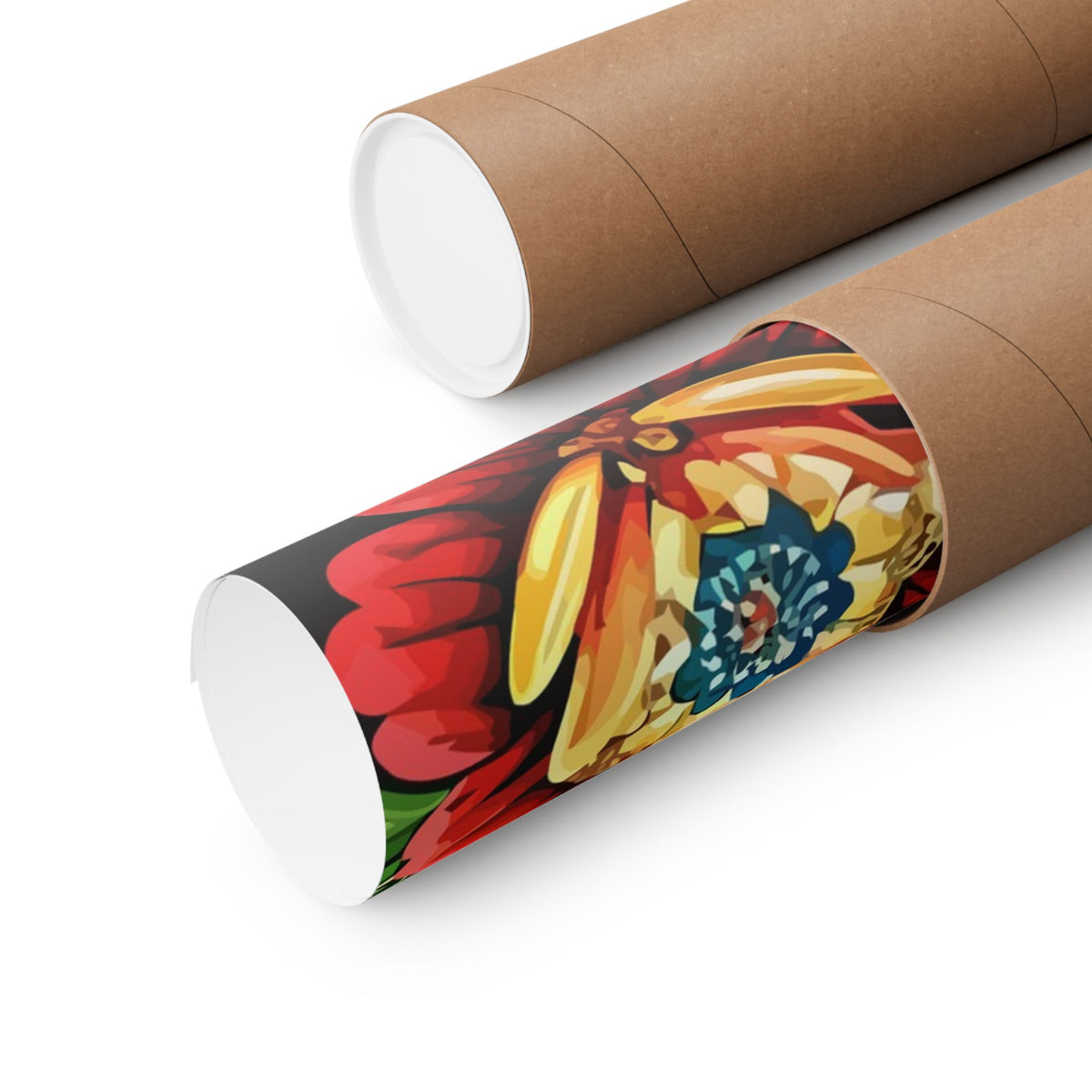 Folk Floral Pattern, Hungarian Inspired 07 - 18 in x 24 in Matte Poster