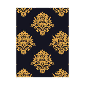 Damask Pattern 034 - 18 in x 24 in Matte Poster