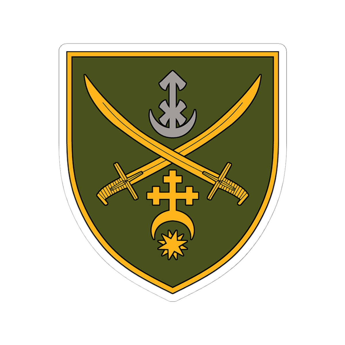 Operational Strategic Group Khortytsia (Ukraine) - 3" x 3" Kiss-Cut Sticker