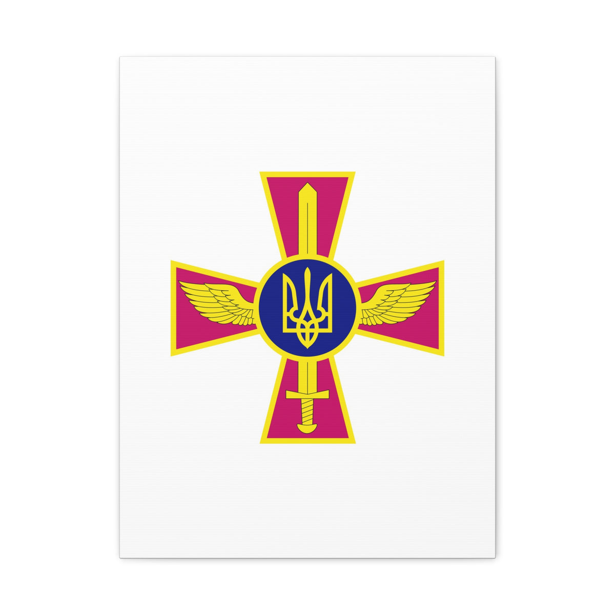 Ukrainian Air Force - 18 in x 24 in Matte Canvas, Stretched, 1.25 in