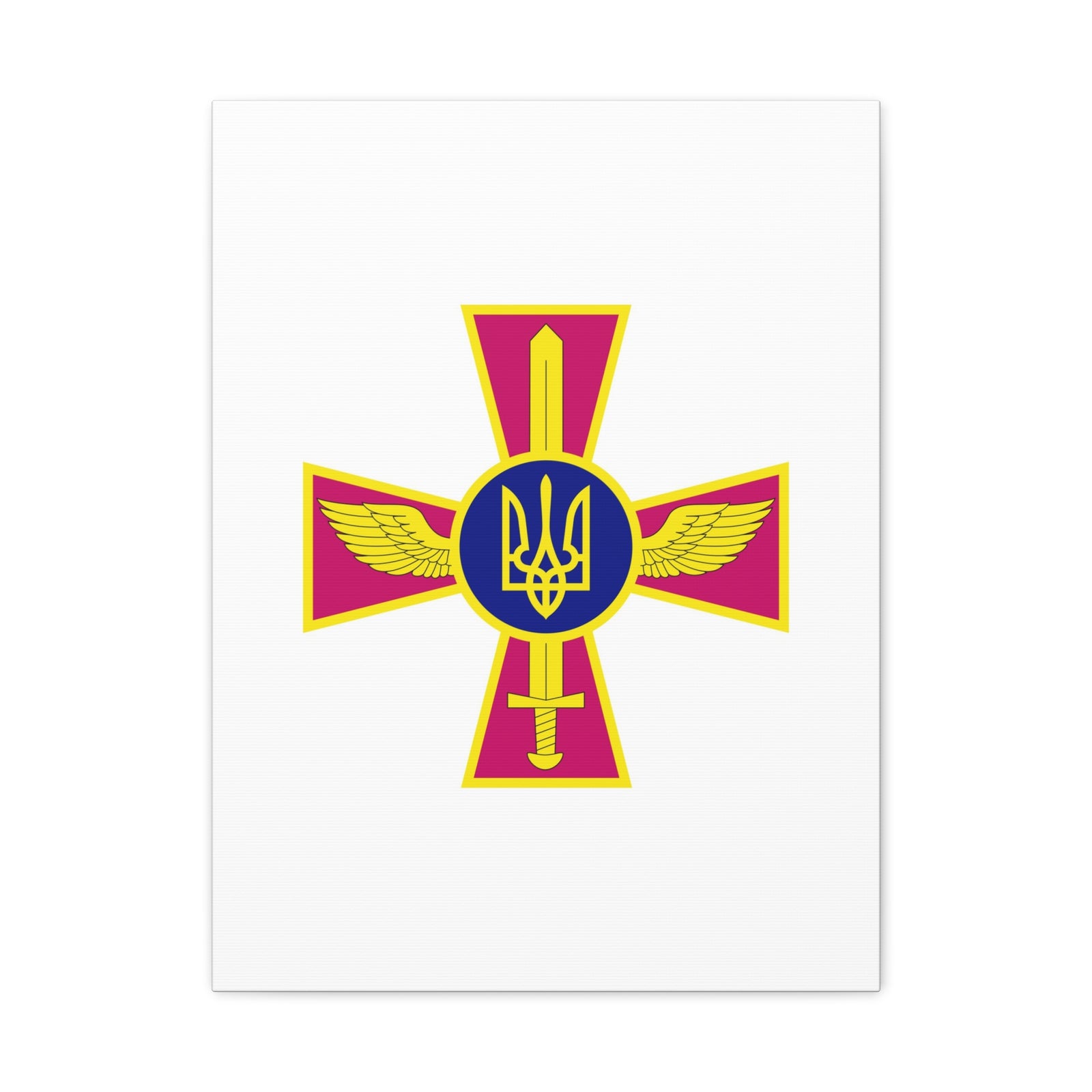 Ukrainian Air Force - 18 in x 24 in Matte Canvas, Stretched, 1.25 in