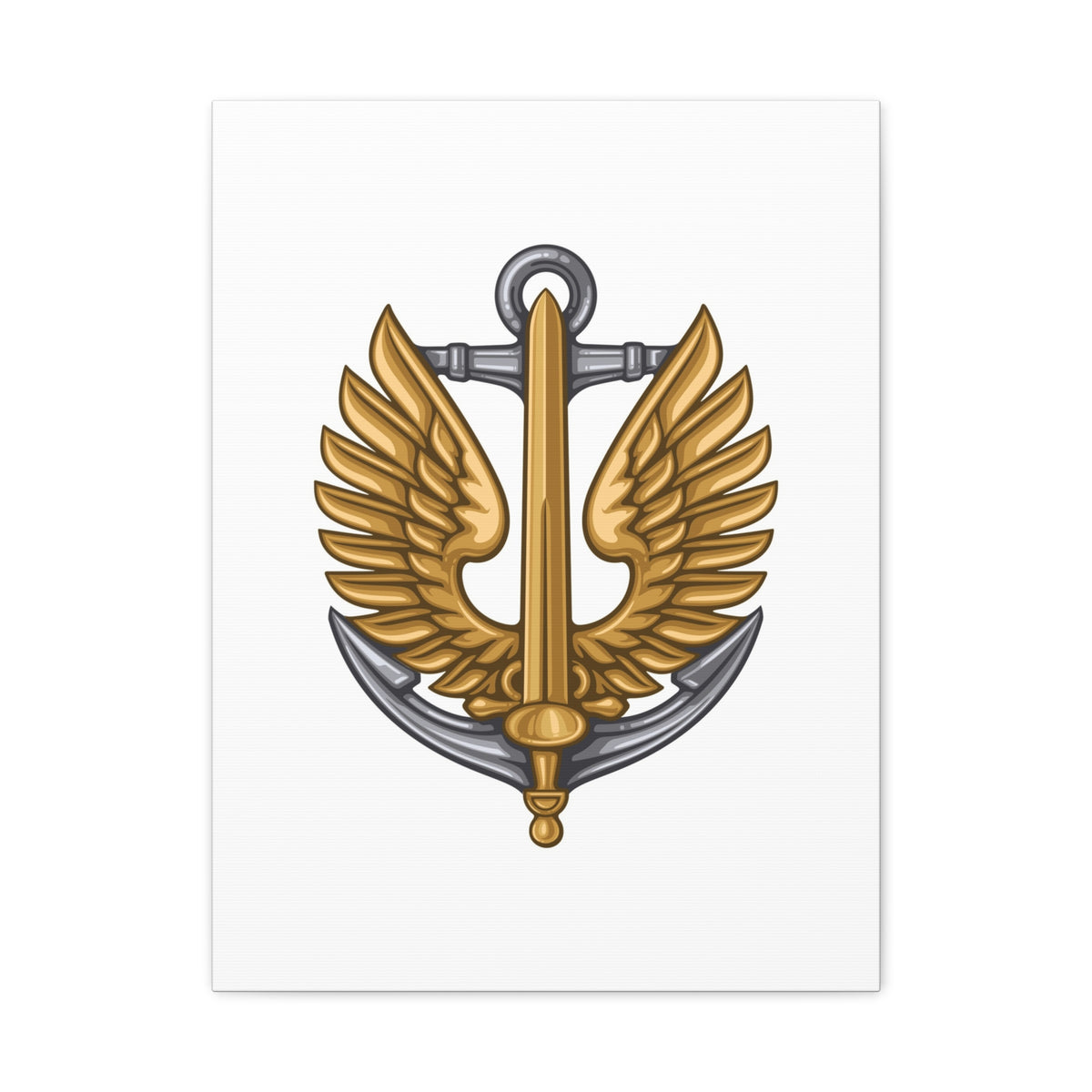 Ukrainian Marine Corps - 18 in x 24 in Matte Canvas, Stretched, 1.25 in