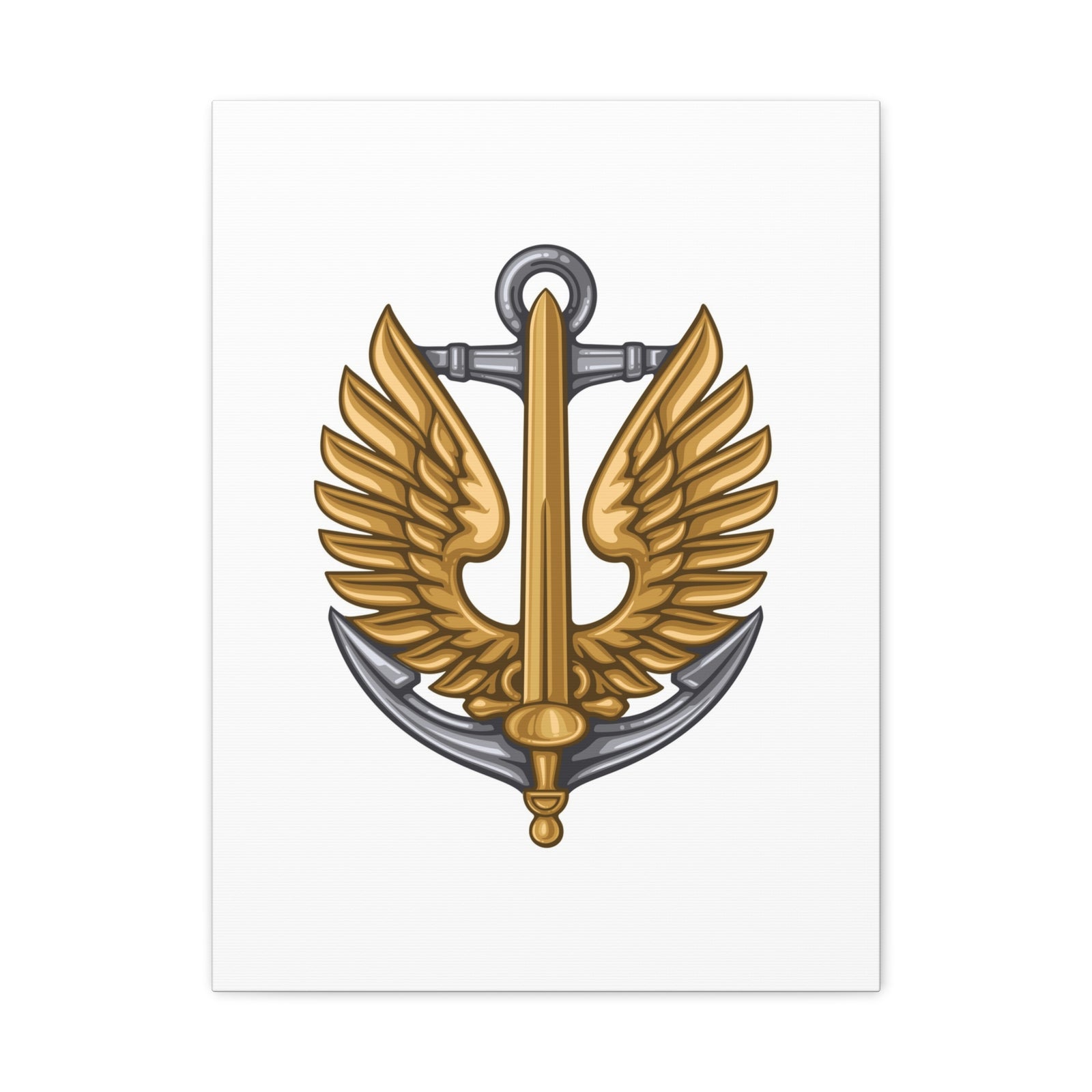 Ukrainian Marine Corps - 18 in x 24 in Matte Canvas, Stretched, 1.25 in