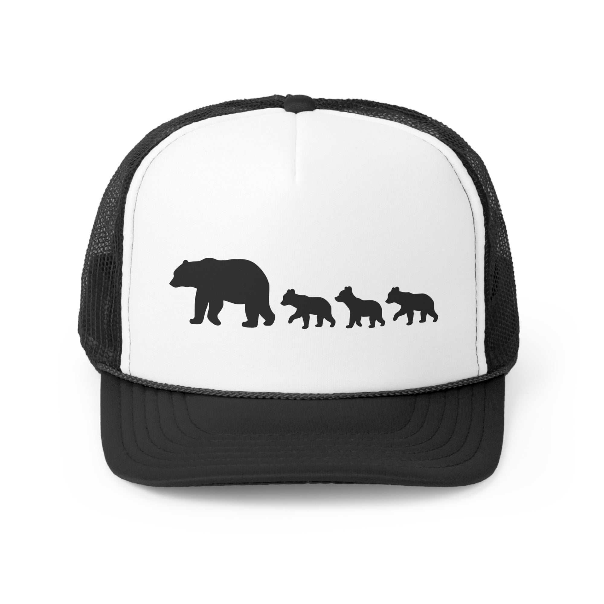 Mama Bear With 3 Cubs - Trucker Cap