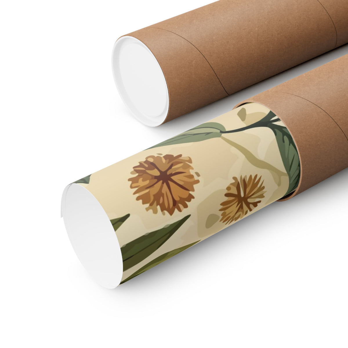 Folk Floral Pattern, Greek Inspired 01 - 18 in x 24 in Matte Poster