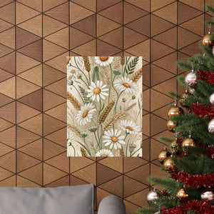 Wildflowers Pattern 132 - 18 in x 24 in Matte Poster