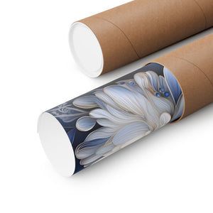 Nocturnal Bloom Pattern 009 - 18 in x 24 in Matte Poster