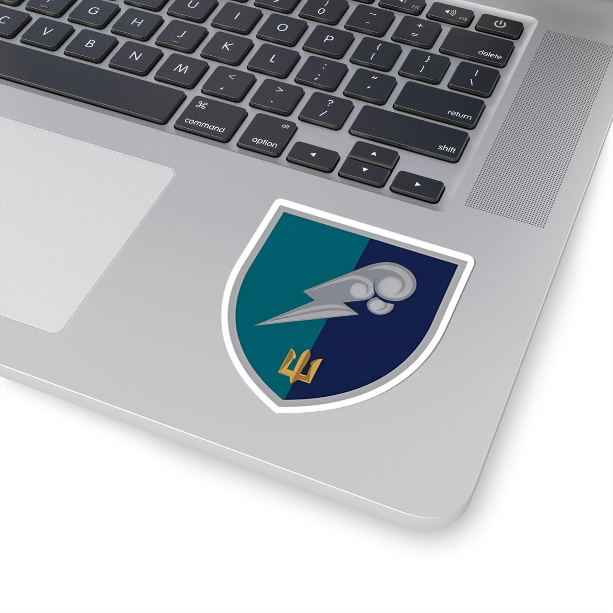 7th Anti-Aircraft Division (Ukraine) - 3" x 3" Kiss-Cut Sticker