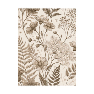 Wildflowers Pattern 116 - 18 in x 24 in Matte Poster