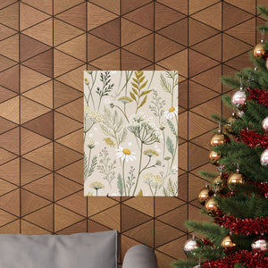 Wildflowers Pattern 057 - 18 in x 24 in Matte Poster