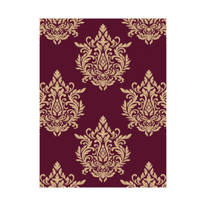 Damask Pattern 013 - 18 in x 24 in Matte Poster