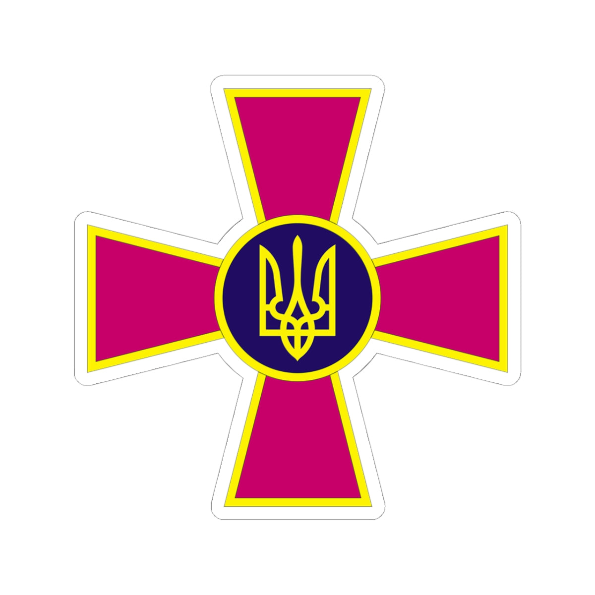 Ukrainian Armed Forces - 3" x 3" Kiss-Cut Sticker