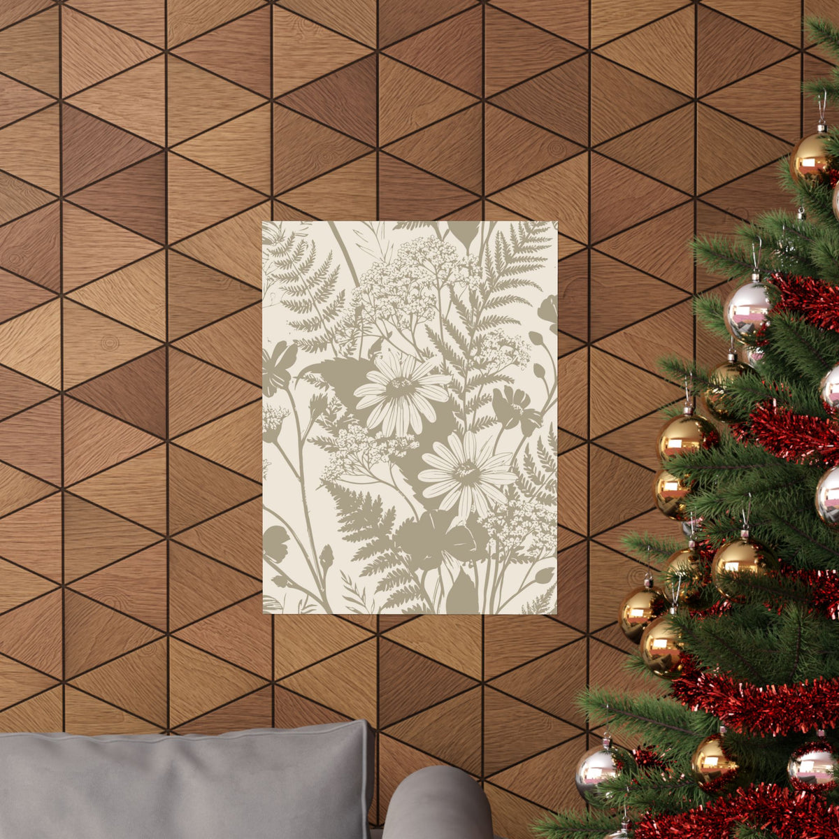Wildflowers Pattern 125 - 18 in x 24 in Matte Poster