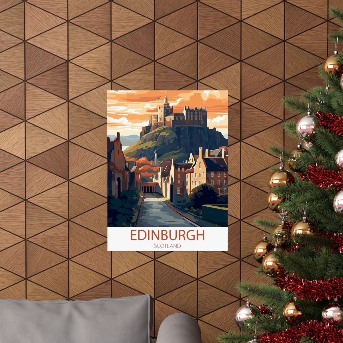 Famous Travel Destinations - Edinburgh, Scotland - 18 in x 24 in Matte Poster