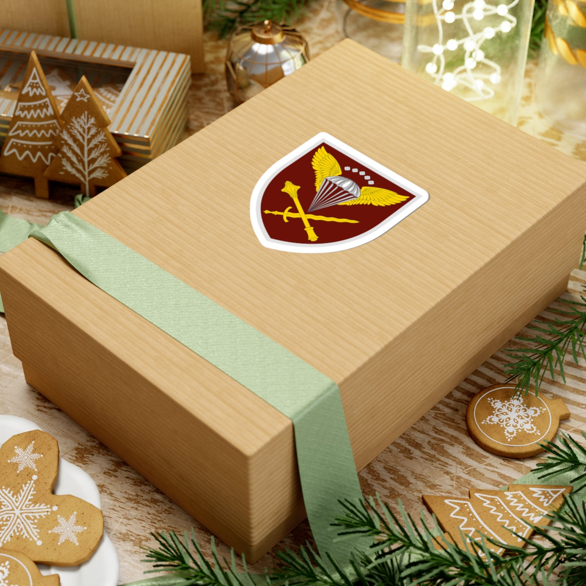 Air Assault Forces Command (Ukraine) - 3" x 3" Kiss-Cut Sticker