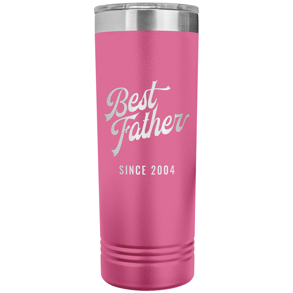 Best Father Since 2004 - 22oz Insulated Skinny Tumbler