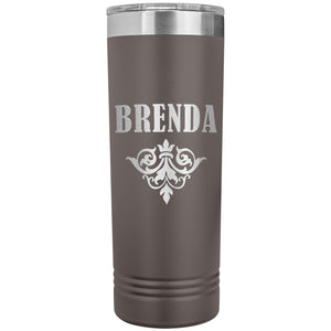 Brenda v01 - 22oz Insulated Skinny Tumbler