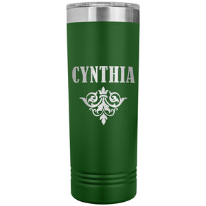 Cynthia v01 - 22oz Insulated Skinny Tumbler