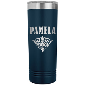 Pamela v01 - 22oz Insulated Skinny Tumbler