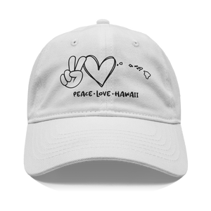 Peace_Love_Hawaii_-_White_Cotton_Hat_Front_White_Mockup.png