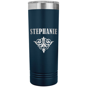 Stephanie v01 - 22oz Insulated Skinny Tumbler