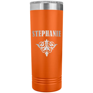Stephanie v01 - 22oz Insulated Skinny Tumbler