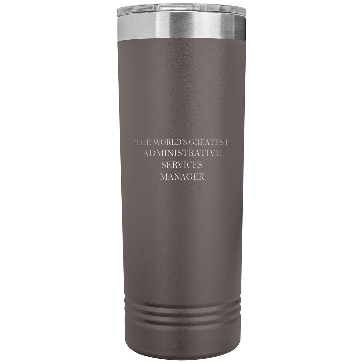 World's Greatest Administrative Services Manager v2 - 22oz Insulated Skinny Tumbler