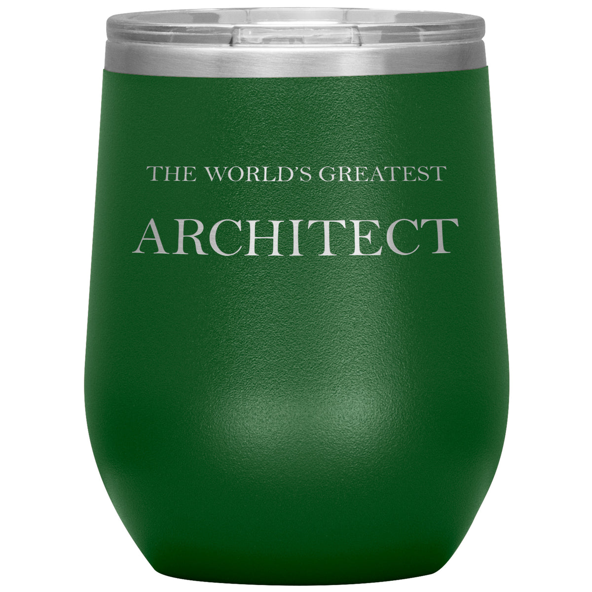 World's Greatest Architect v2 - 12oz Insulated Wine Tumbler