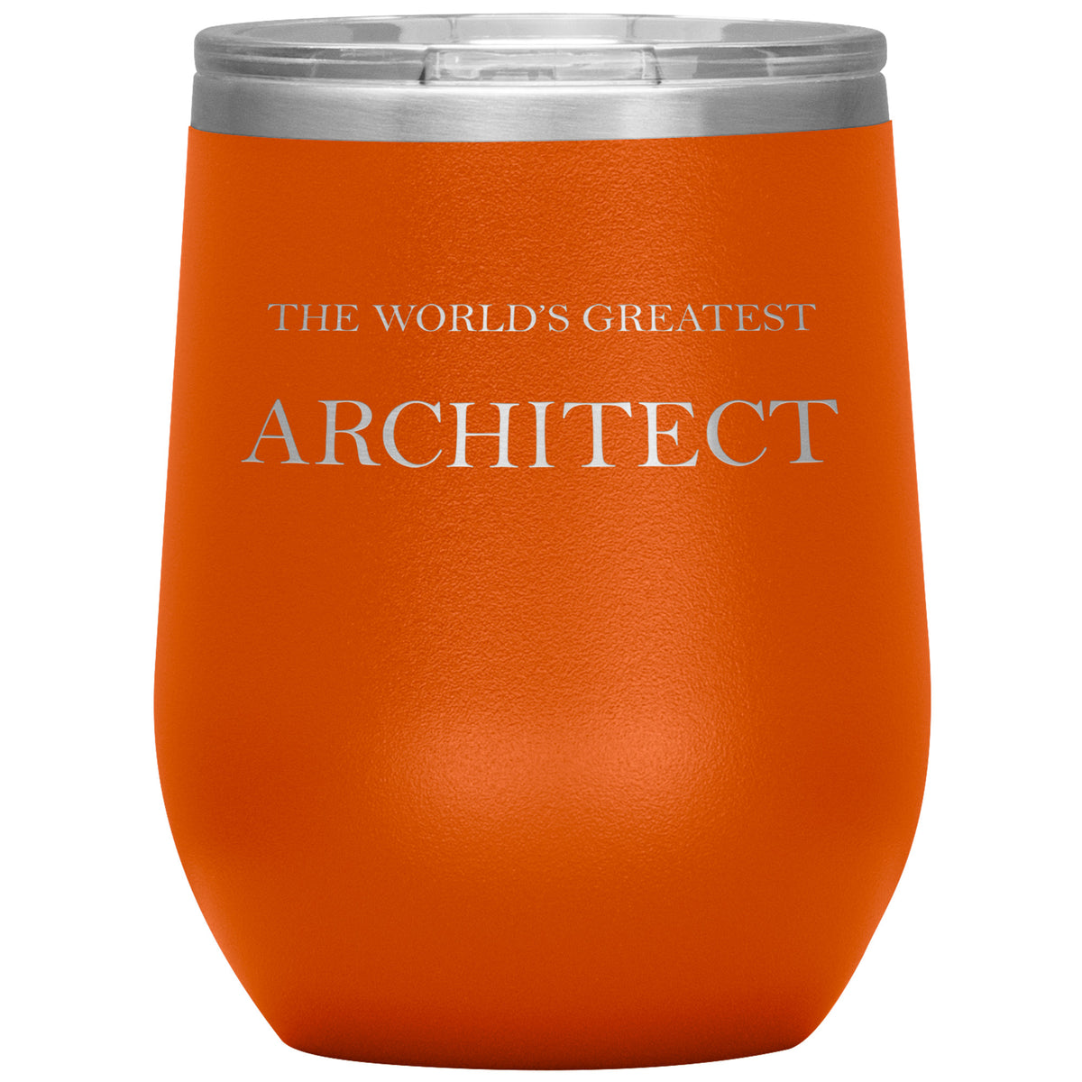 World's Greatest Architect v2 - 12oz Insulated Wine Tumbler