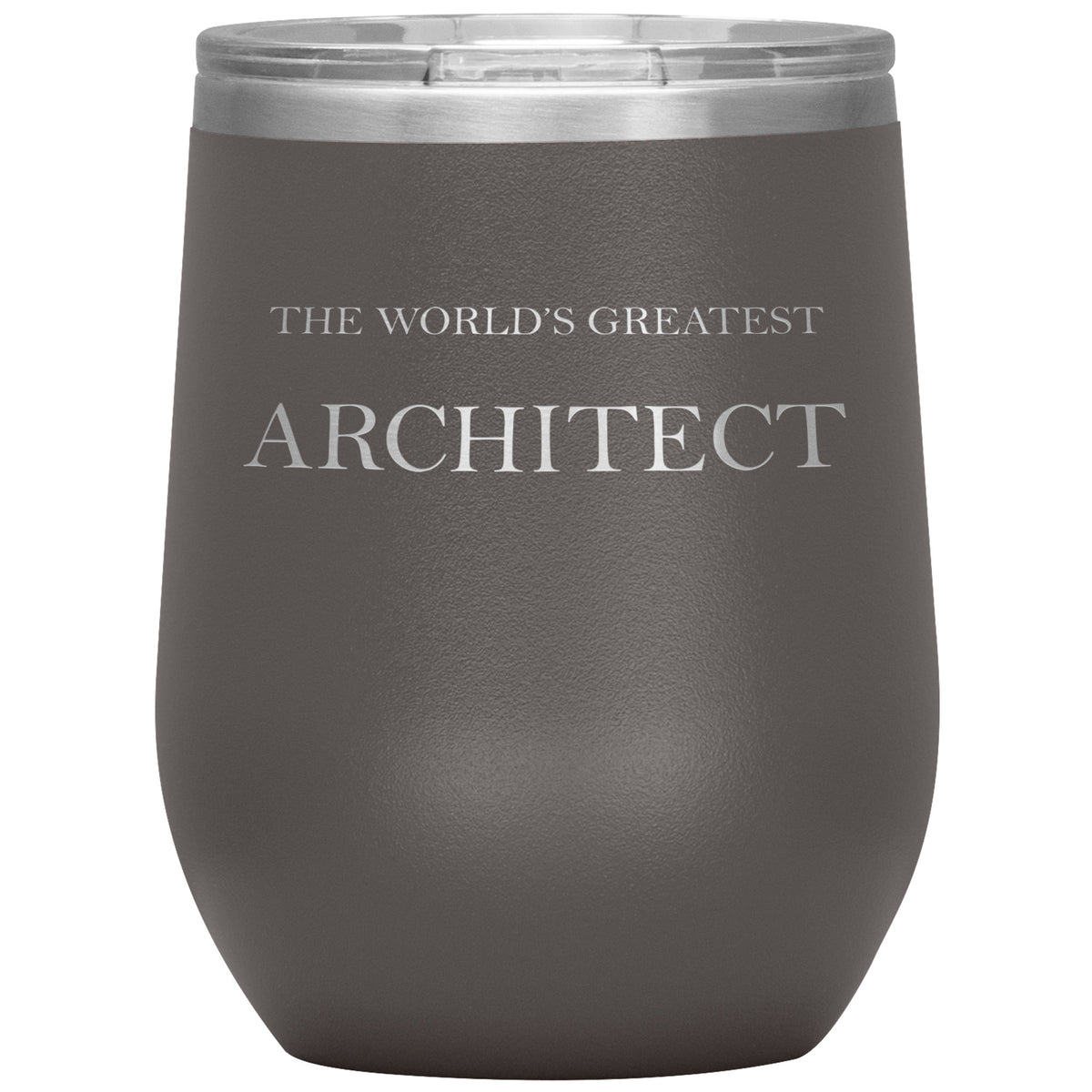 World's Greatest Architect v2 - 12oz Insulated Wine Tumbler